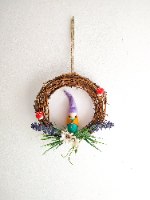 מובייל זר גמד עם לוונדר