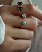 טבעת אן אובלי זהב