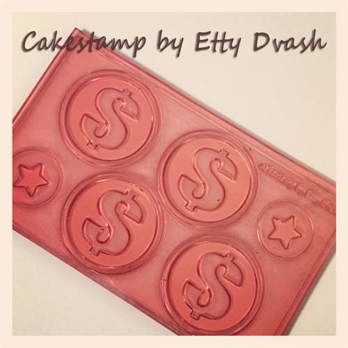 תבנית דולר - ליצירה בשוקולד