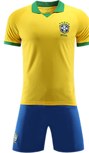 תלבושת צהובה כחולה דמוי ברזיל