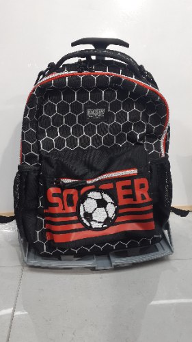 תיק גן של כדוררגל גלגלים