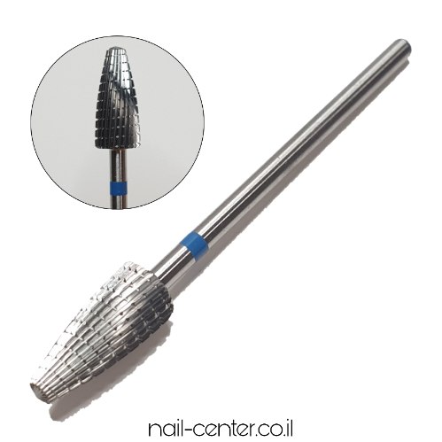 ראש שיוף תירס קרבייד כחול - להסרת לק ג'ל