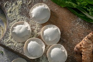 רביולי ארטישוק ירושלמי - טבעוני 400 גר'