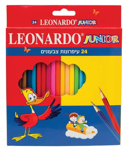 24 עפרונות צבעוניים לאונרדו