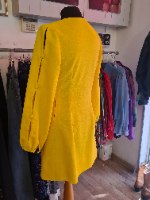 שמלת סיקסטיז צהובה יפהפייה מידה S/M