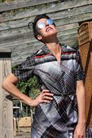 שמלת מזכירה מהסבנטיז מידה M