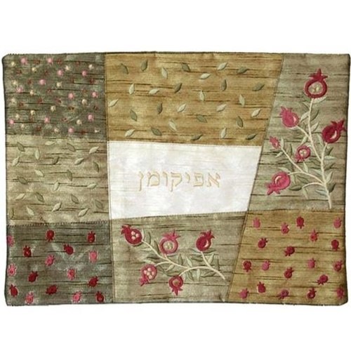 כיסוי אפיקומן אפליקציה רקמת זהב