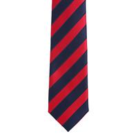 עניבה פסים כחול אדום