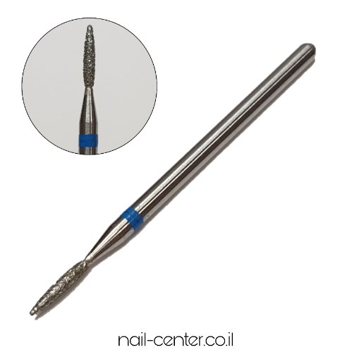 ראש שיוף למניקור - טיפה בינוני דק כחול