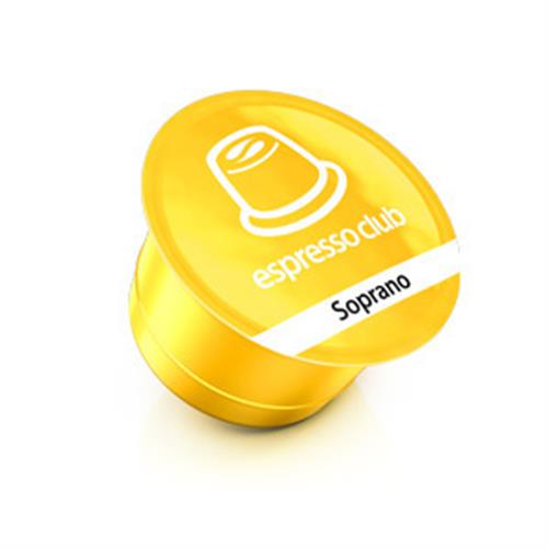 10 קפסולות Caffiataly אספרסו קלאב סופראנו / Espresso Club soprano