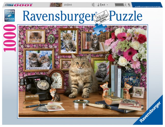 פאזל 1000 חלקים חתול   - ravensburger puzzle