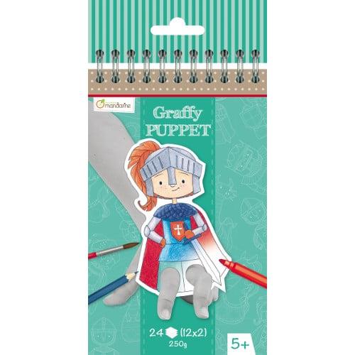 בובות אצבע לצביעה - אבירים ודרקונים