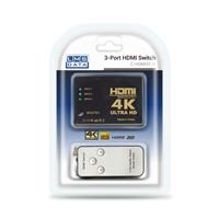 מפצל HDMI לחיבור 3 יציאות HDMI שונות למסך 1 מבית LMS DATA