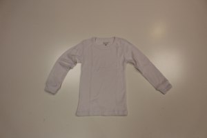 גופיה פלנל ילדים לבן