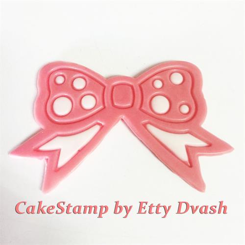 תבנית פפיון קטנה - יחידה אחת - ליצירה בשוקולד ובצק סוכר