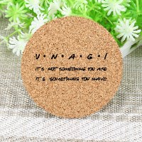 6 תחתיות עגולות שונות של חברים