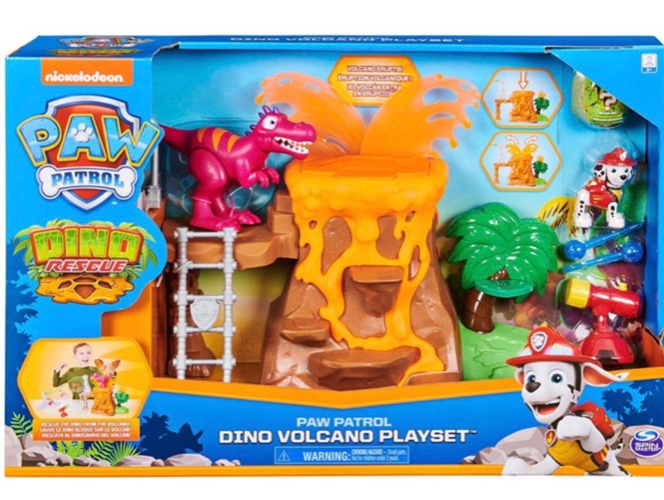 מפרץ ההרפתקאות-סט דינו הר געש