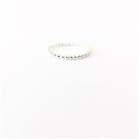 טבעת פלורי דקה כסף