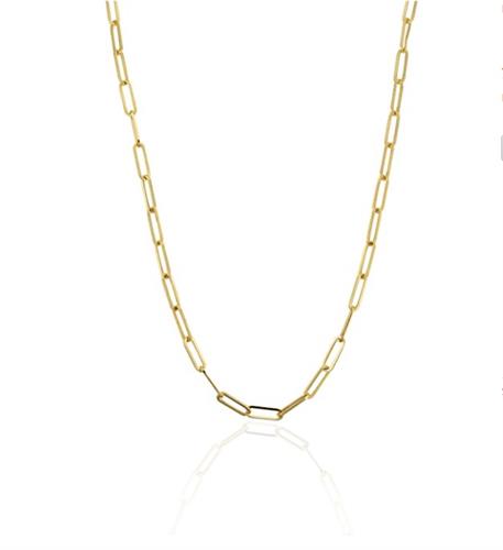 שרשרת זהב דגם אטב 50