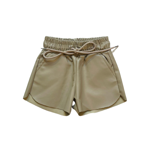 שורט דמוי עור 2-18 אבן