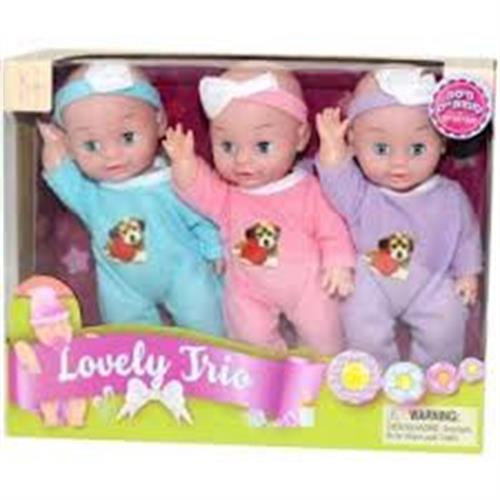 שלישיית בובות תינוק 28 סמ במארז