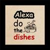 שחור - Alexa do the dishes
