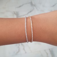 צמידי טניס זהב עם זרקונים