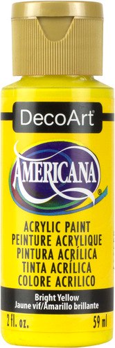 צבע אמריקנה 59 מ"ל Bright Yellow DA227