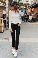 ג'ינס בוסטון ישר סיומת גזורה