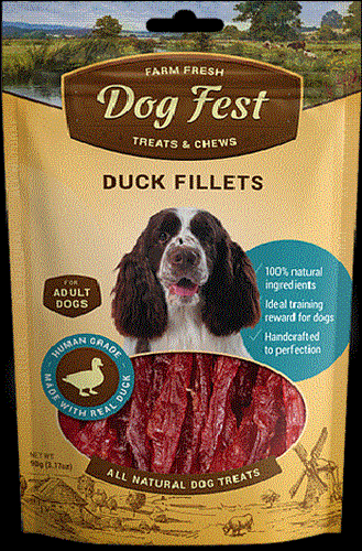 חטיף דוג פיסט  פילה ברווז 90 גרם