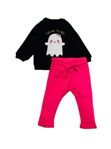 חליפת גן MINENE הדפס דמות שחור