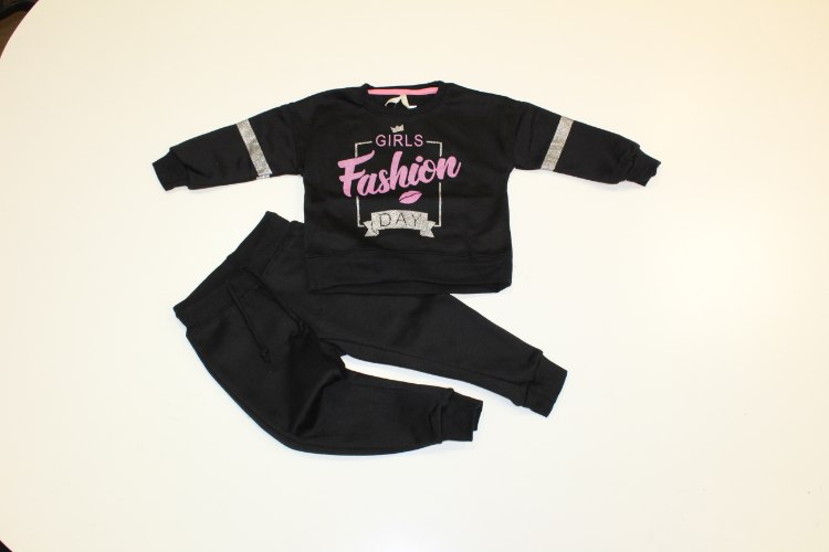 חליפת פוטר בנות KISS שחור