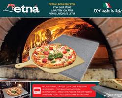 אבן שמוט להכנת פיצה + קרש להכנסת/הוצאת פיצה מהתנור MADE IN ITALY