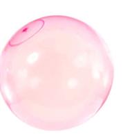 כדורי בועות מתנפחים בגדלים וצבעים שונים