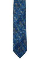 עניבה פיקאסו כחול בהיר - כתום