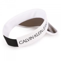 כובע מצחייה גומי לוגו CK שחור לבן