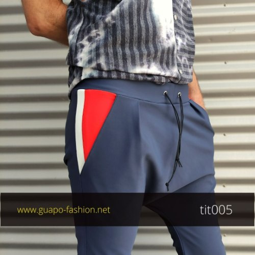 Lightweight Drop Crotch Designed Joggers for men, item tit005, men's pants, urban trousers, Loose ta