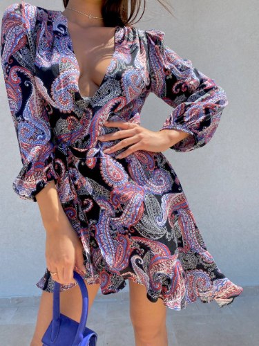 שמלת אילנה סגול