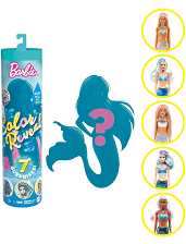 בובה ברבי- מחליפה צבעים