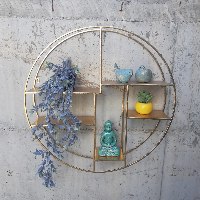 מדף תליה עגול מדרגות