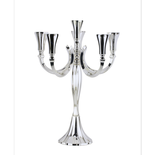 שישיית פמוטים כסף טהור דגם קנדלברה וילון