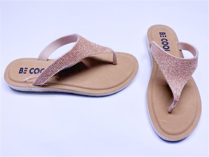 כפכף נצנץ זהב לנשים