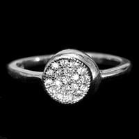 טבעת כסף משובצת זרקונים RG3227 | תכשיטי כסף