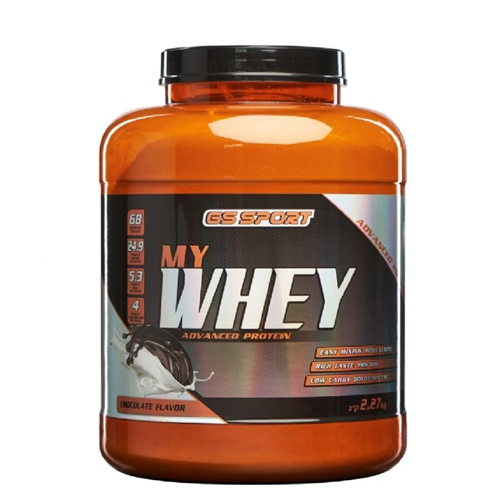 G.S חלבון MY.Whey שוקולד, 2.27 ק"ג, כשר נוטרי קר