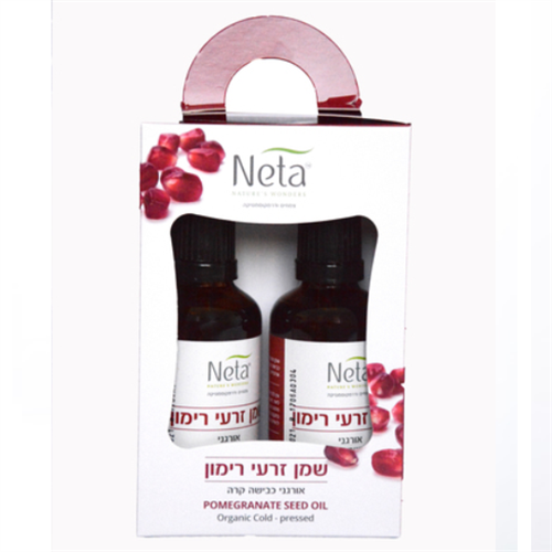 -- זוג שמן זרעי רימון אורגני -- נטע, 50 מ"ל