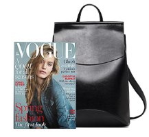 תיק גב משולב -דמוי עור