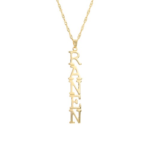 שרשרת שם לאורך דגם LA215