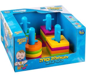 השחלת צורה בסיבוב- BaLi Toy