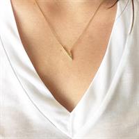 שרשרת ויוי א-סימטרית זהב