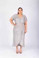 שמלת לורנה פייטים אולטרה סגול